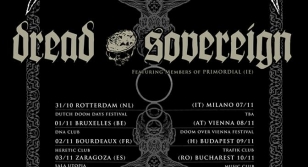 Dread Sovereign & Procession concert in Bucharest